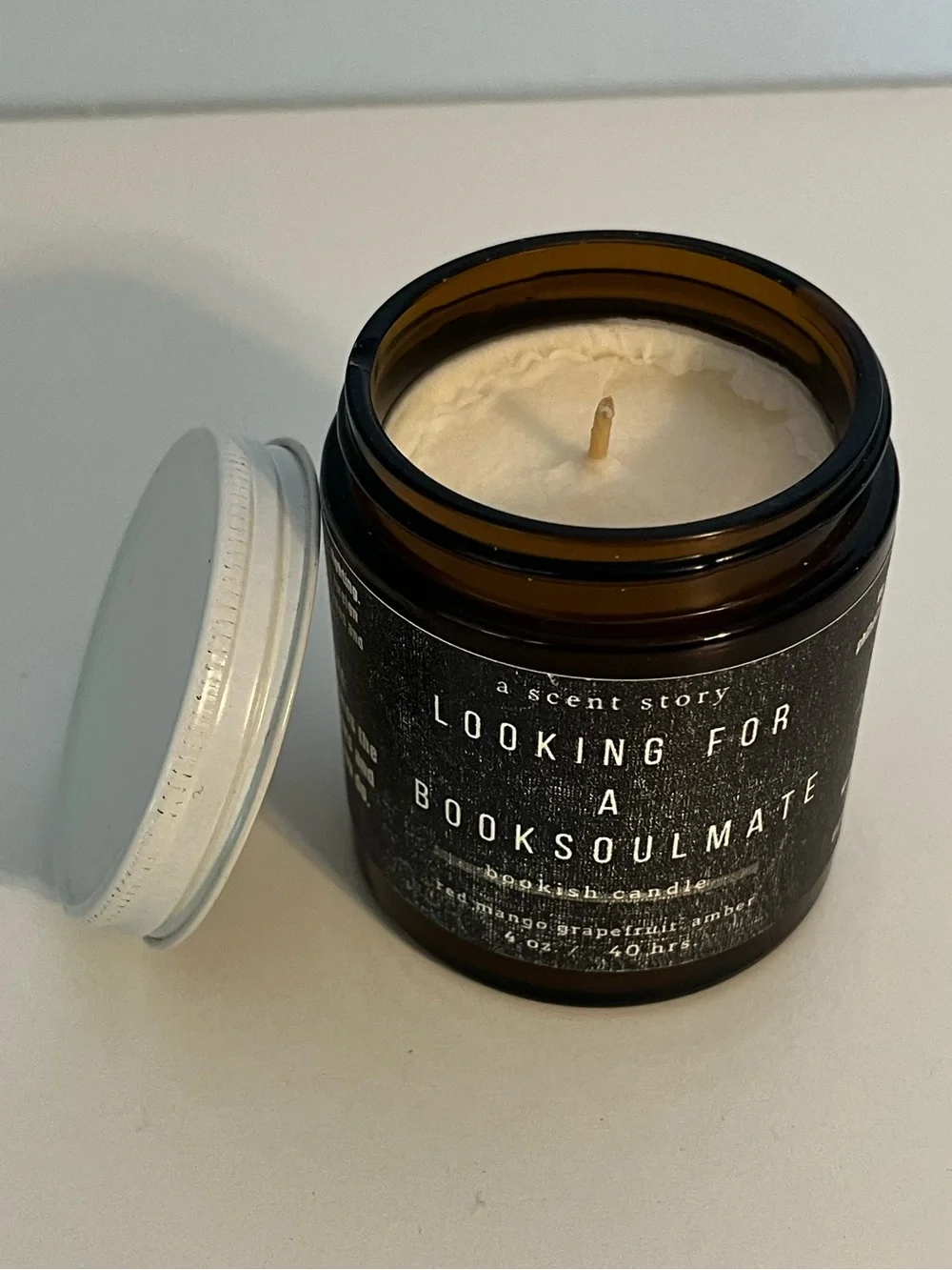 Looking For A Booksoulmate Scented Candle by - Black